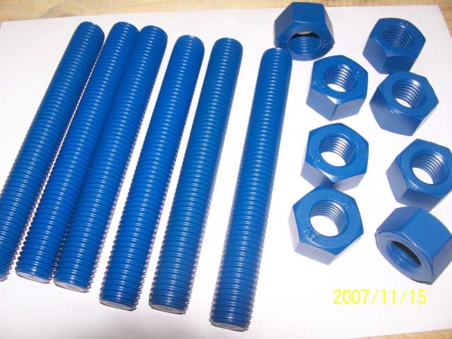Xylan coating bolt and nuts