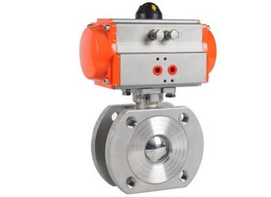 Pneumatic Actuated 1-PC Ball Vavle Flange end