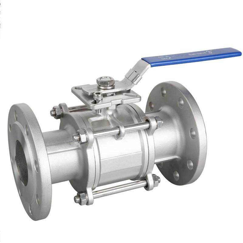 3PC Flanged ball valve